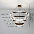 Circle Layered Living Room Chandelier