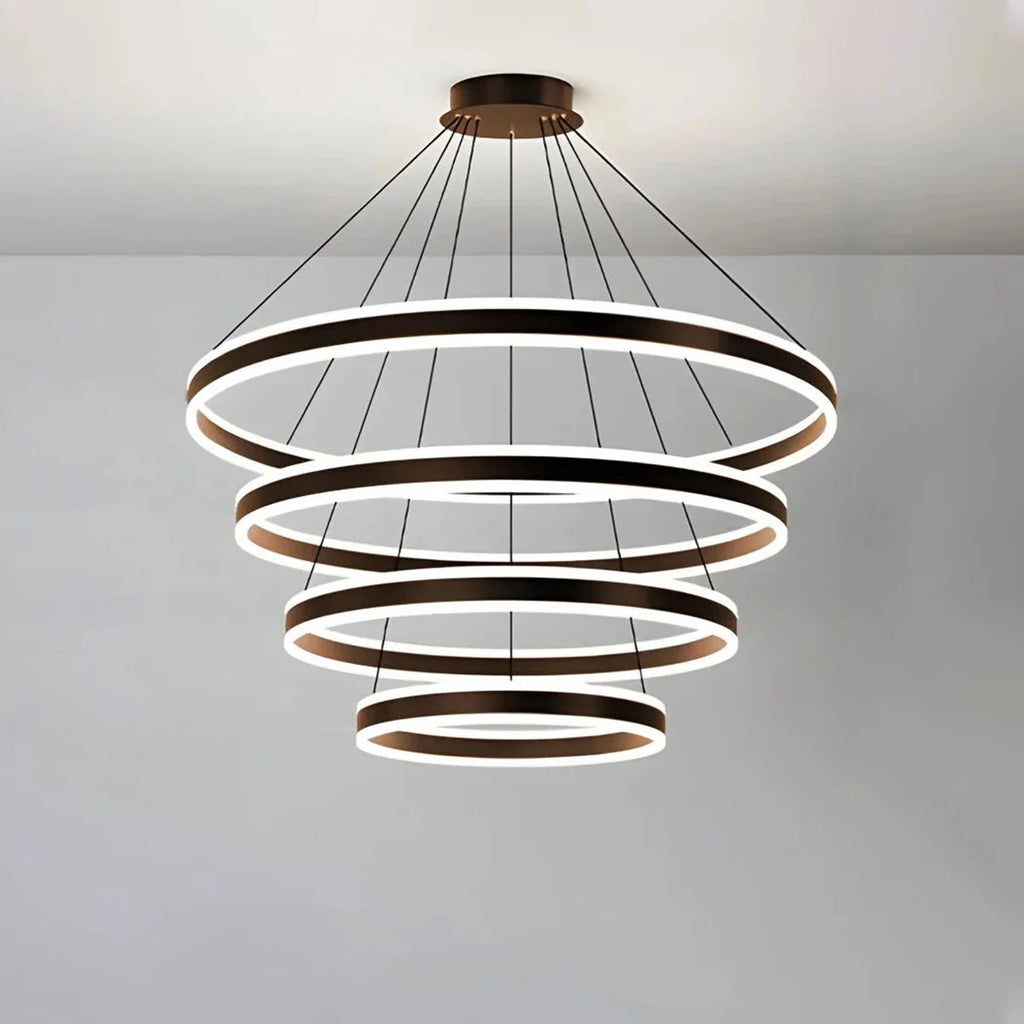 Circle Layered Living Room Chandelier