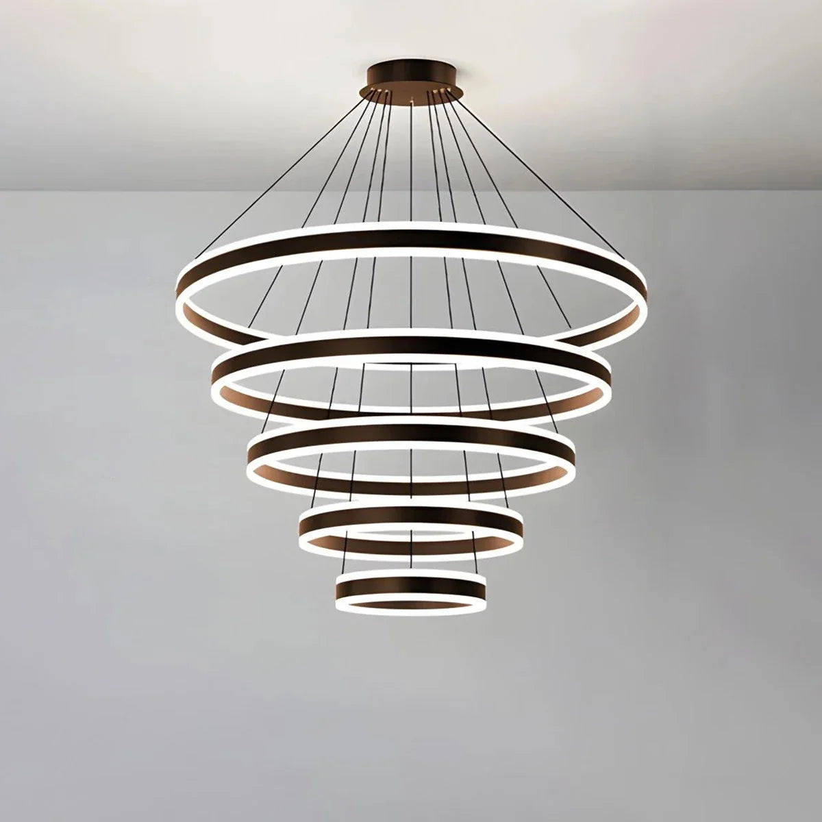 Circle Layered Living Room Chandelier