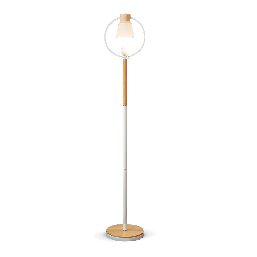 Cone Wood Floor Lamp
