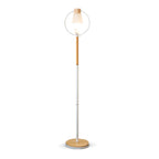 Cone Wood Floor Lamp