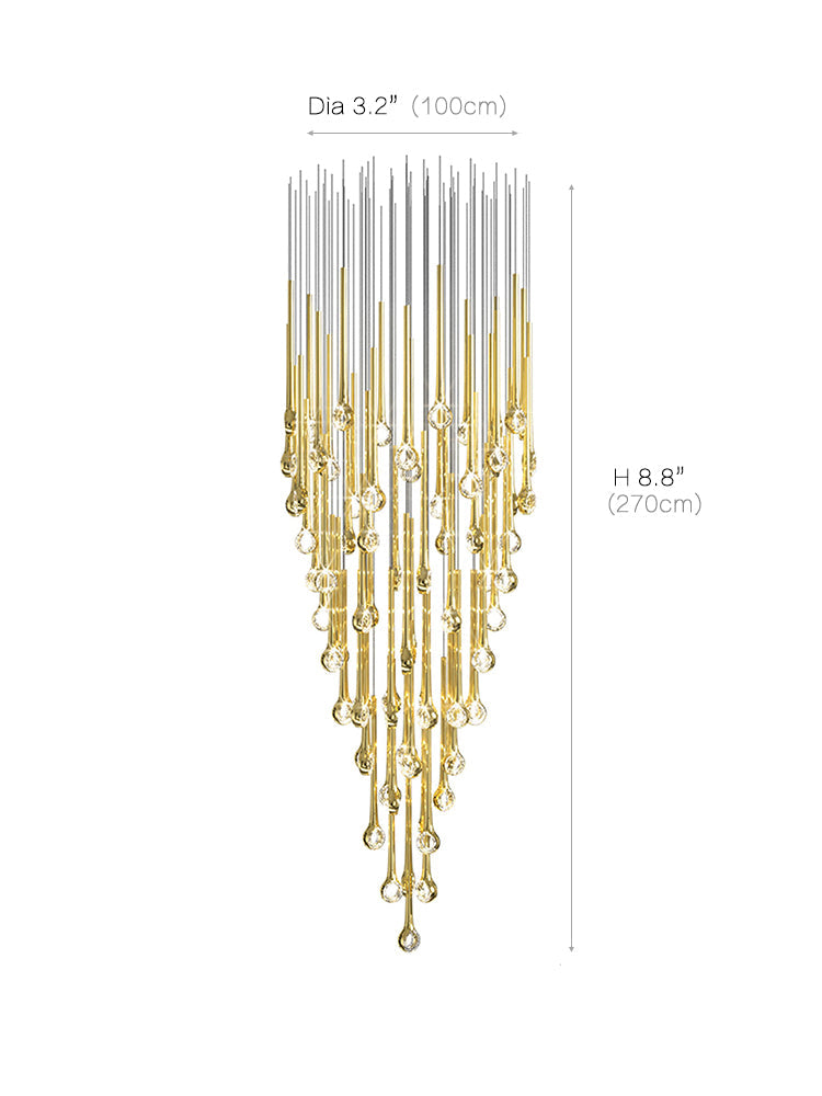 Contemporary Eyelet Chandelier