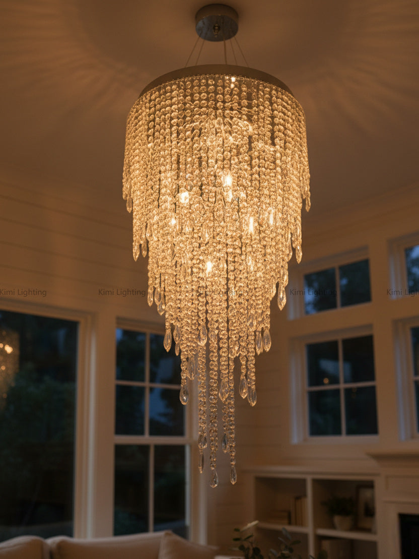 Crystal Waterfall Chandelier