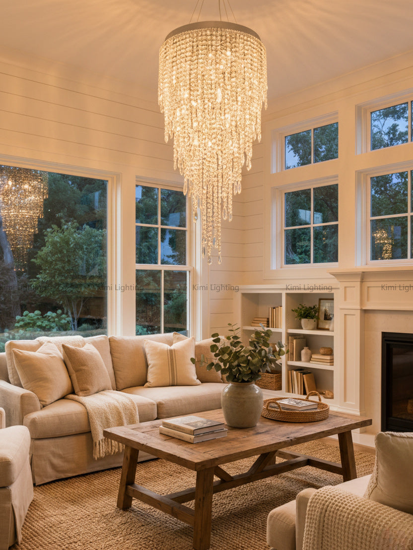 Crystal Waterfall Chandelier