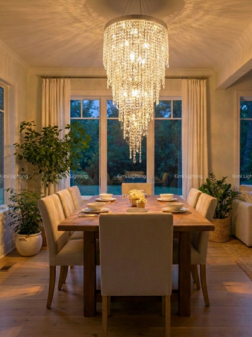 Crystal Waterfall Chandelier