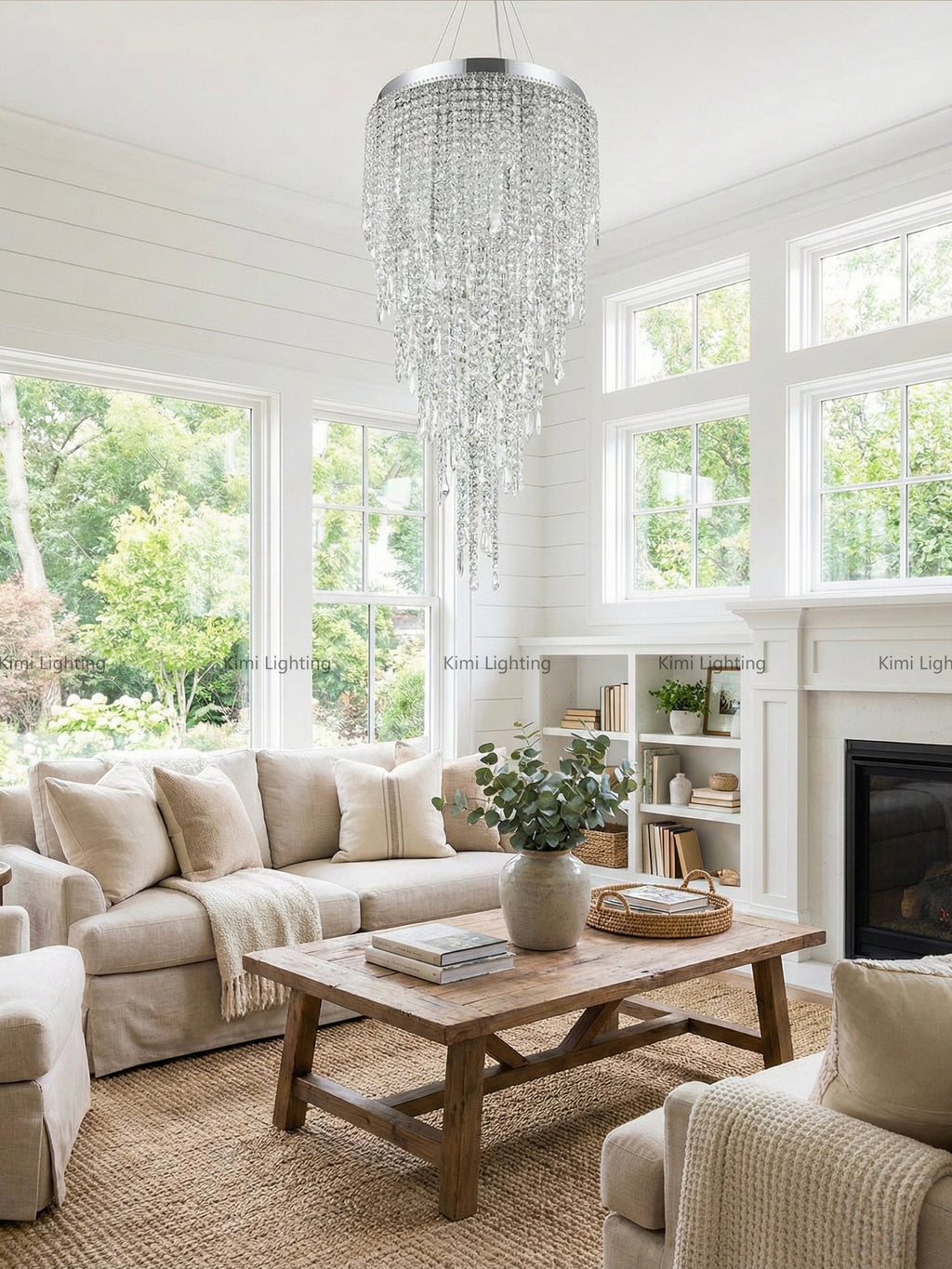 Crystal Waterfall Chandelier