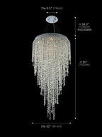 Crystal Waterfall Chandelier