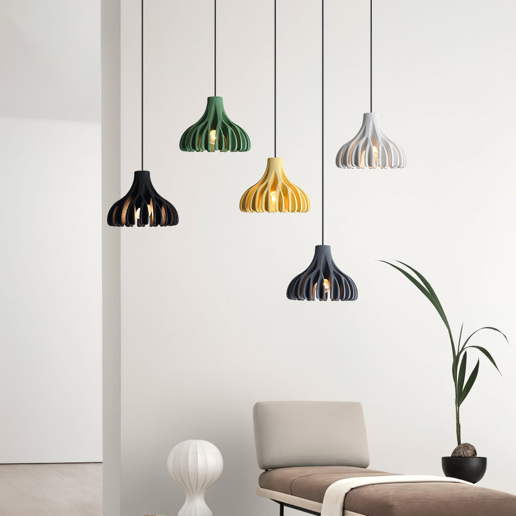 Coral Resin Pendant Lamp