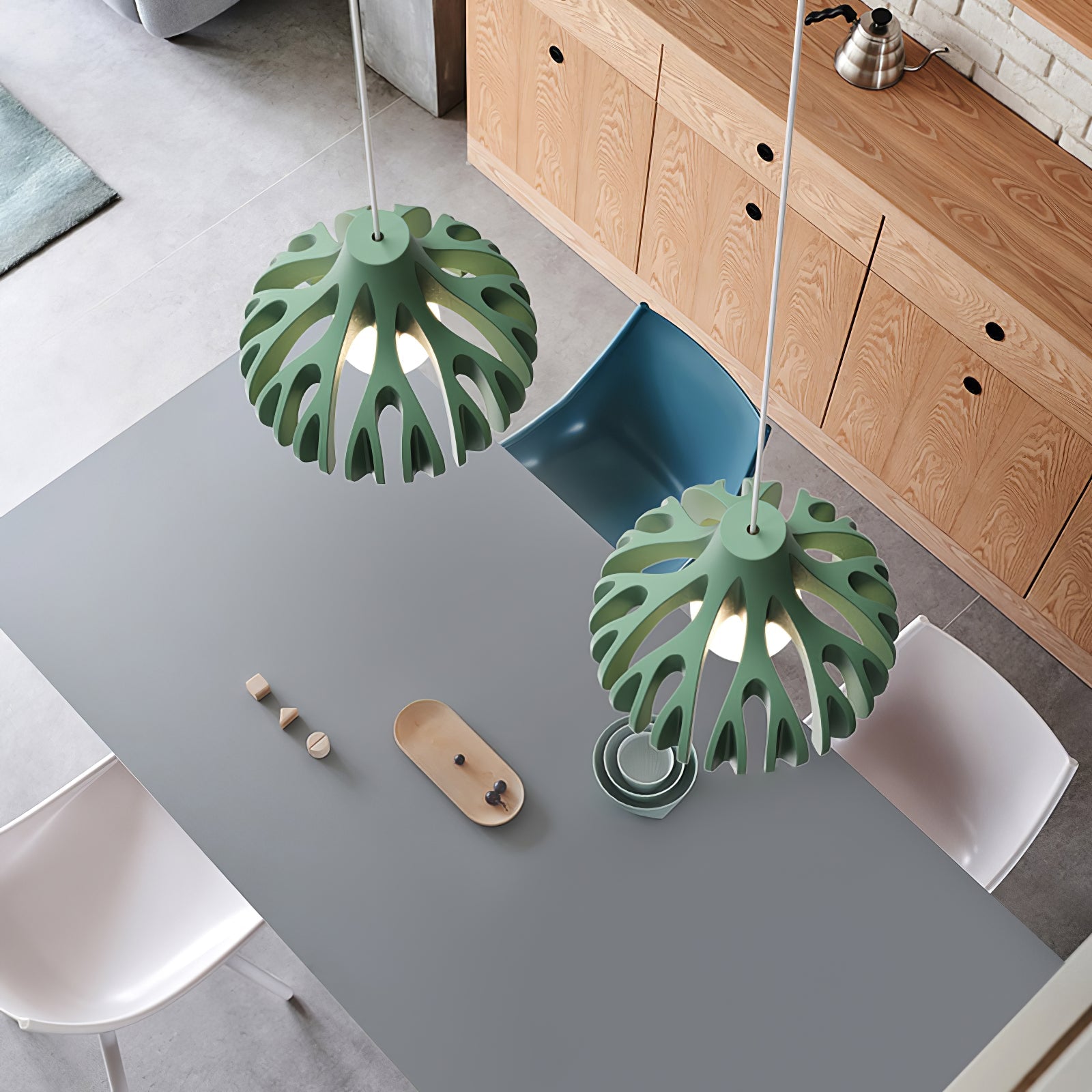 Coral Resin Pendant Lamp