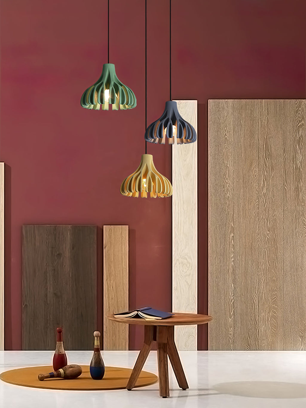 Coral Resin Pendant Lamp