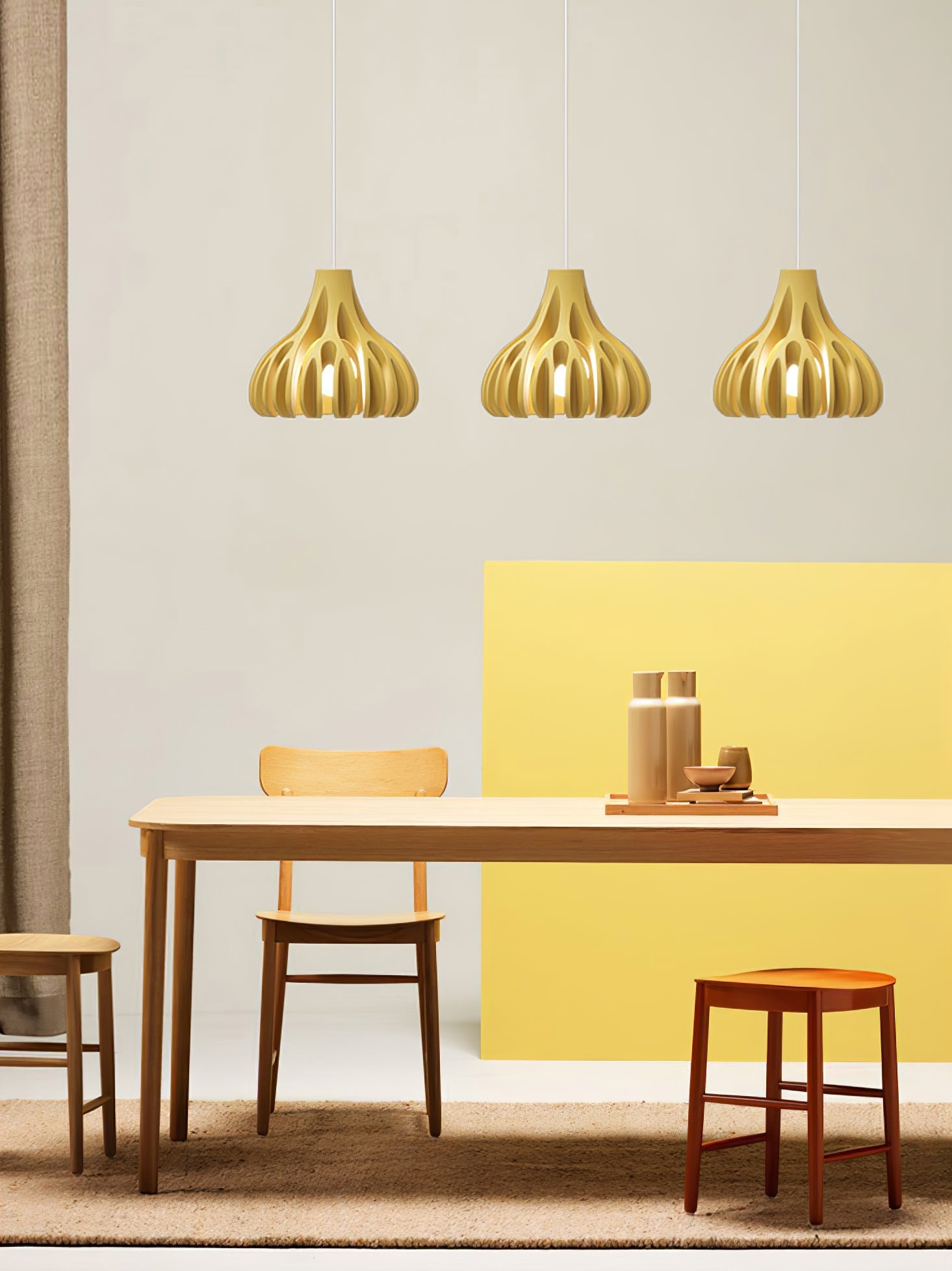 Coral Resin Pendant Lamp