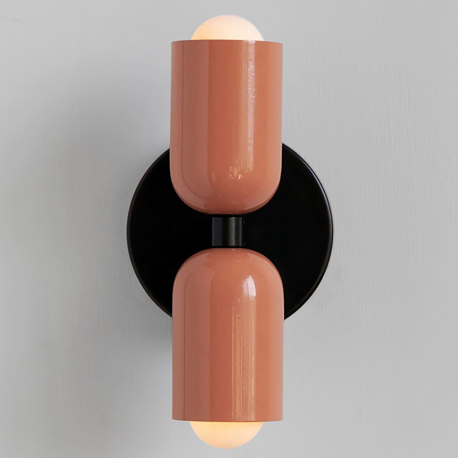 Couleur Double-Head Wall Lamp – Art Deco Dual Arm Wall Sconce