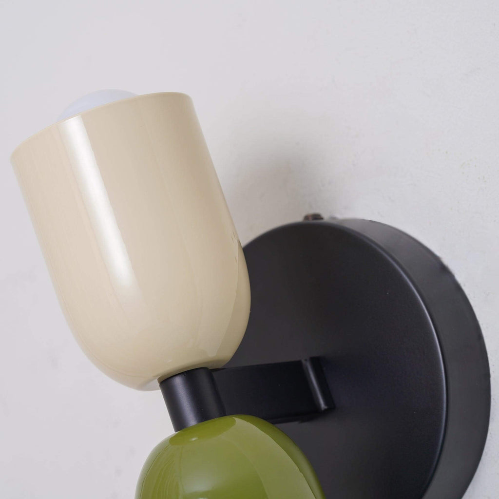 Couleur Double-Head Wall Lamp – Art Deco Dual Arm Wall Sconce