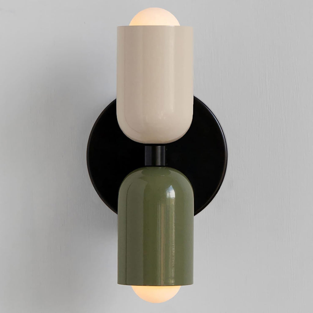 Couleur Double-Head Wall Lamp – Art Deco Dual Arm Wall Sconce
