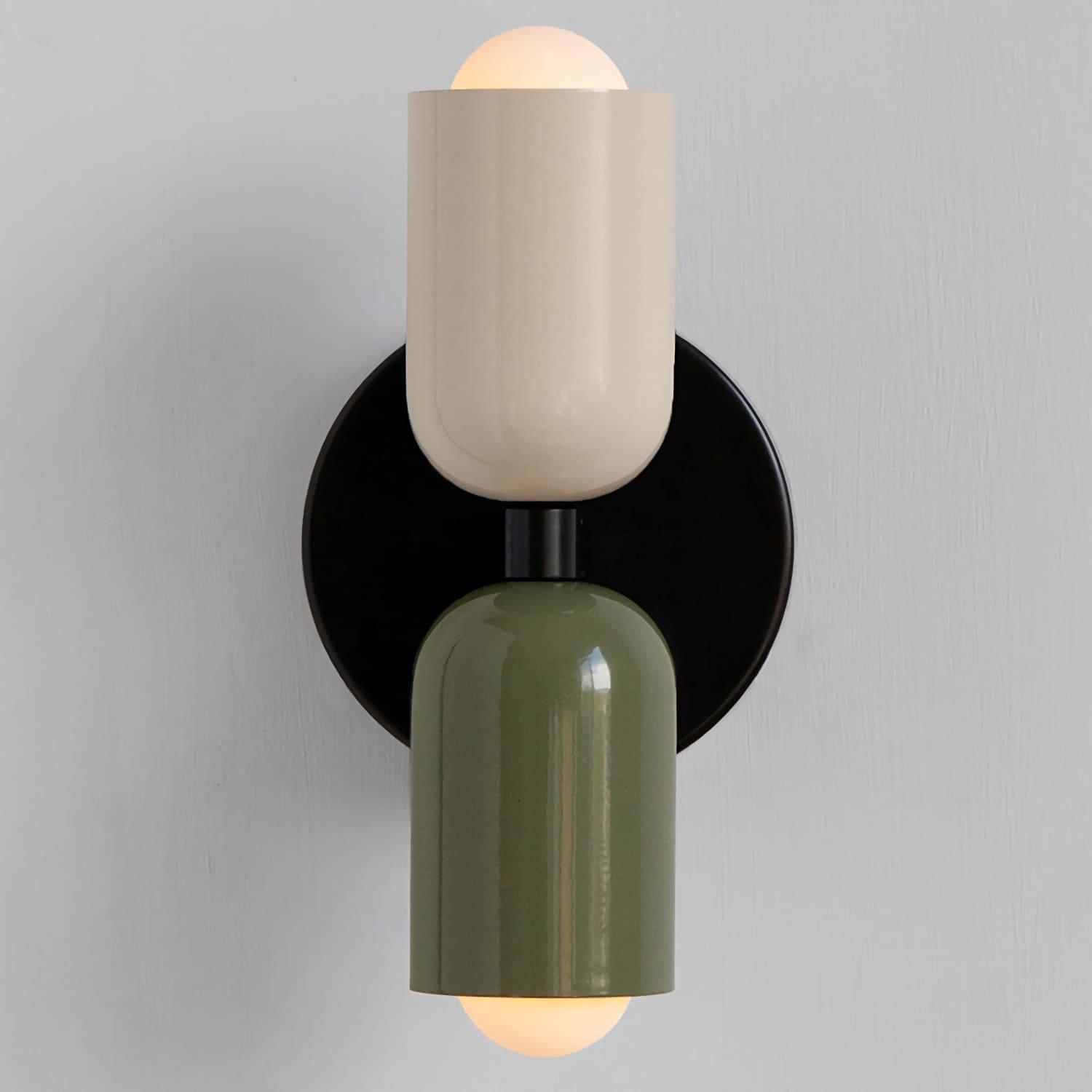Couleur Double-Head Wall Lamp – Art Deco Dual Arm Wall Sconce