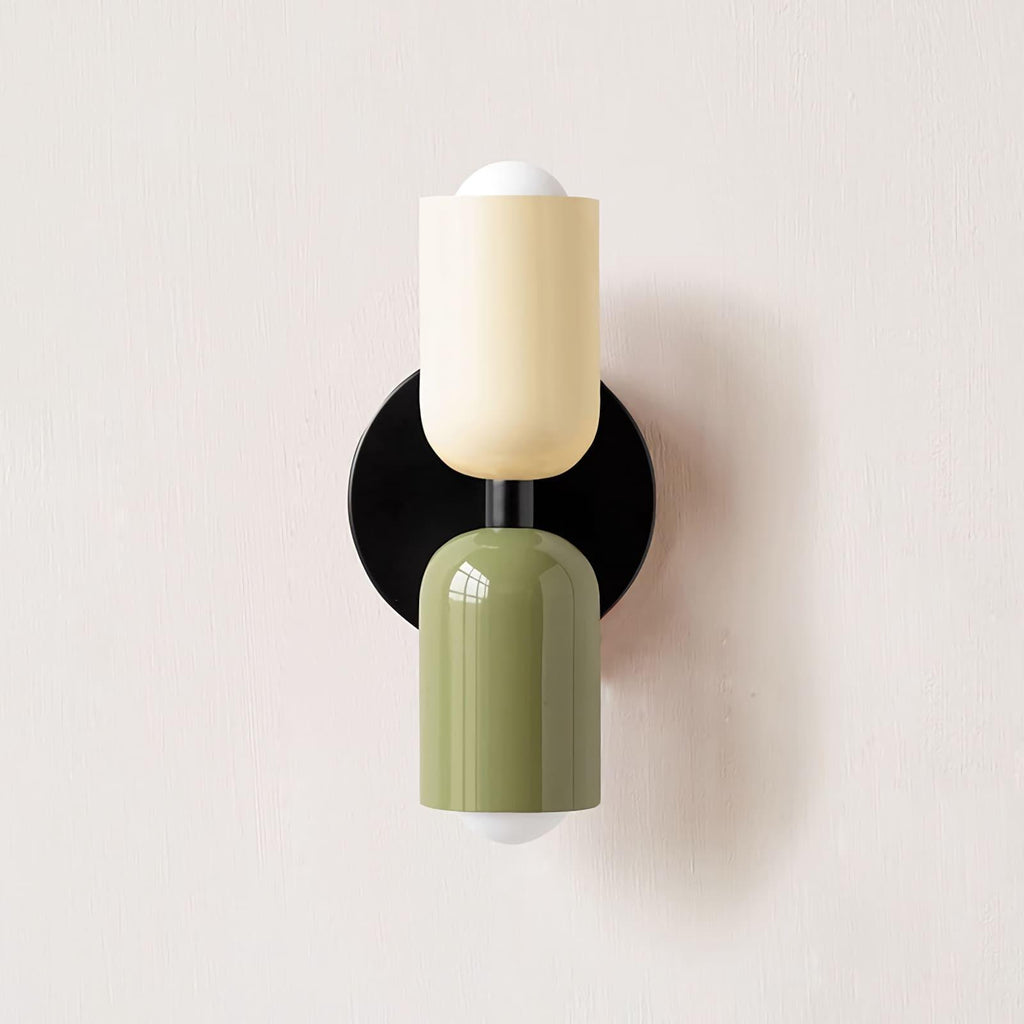 Couleur Double-Head Wall Lamp – Art Deco Dual Arm Wall Sconce