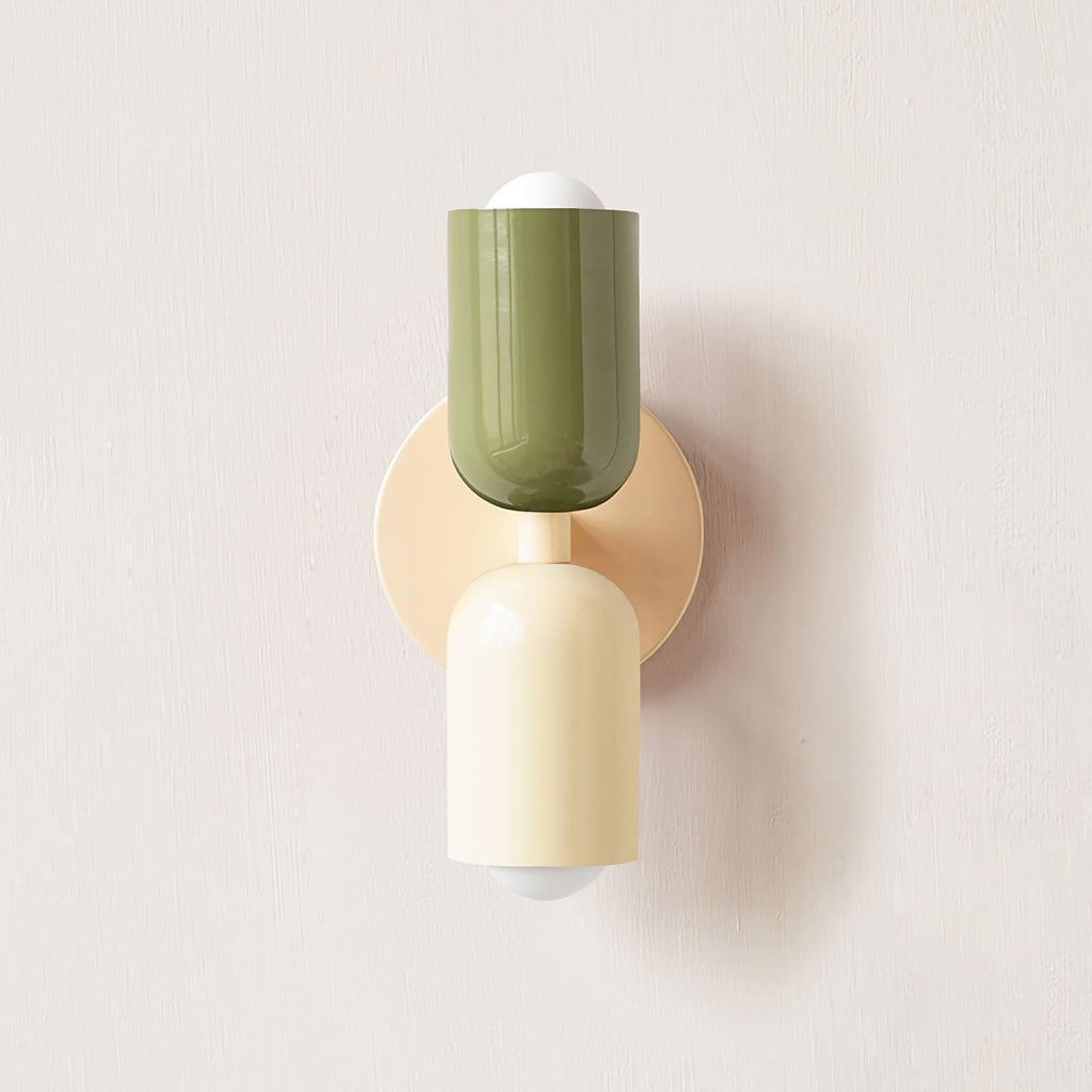 Couleur Double-Head Wall Lamp – Art Deco Dual Arm Wall Sconce