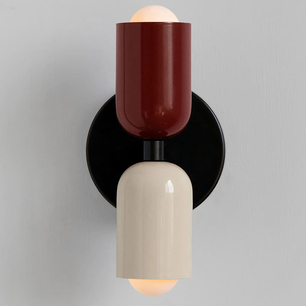 Couleur Double-Head Wall Lamp – Art Deco Dual Arm Wall Sconce