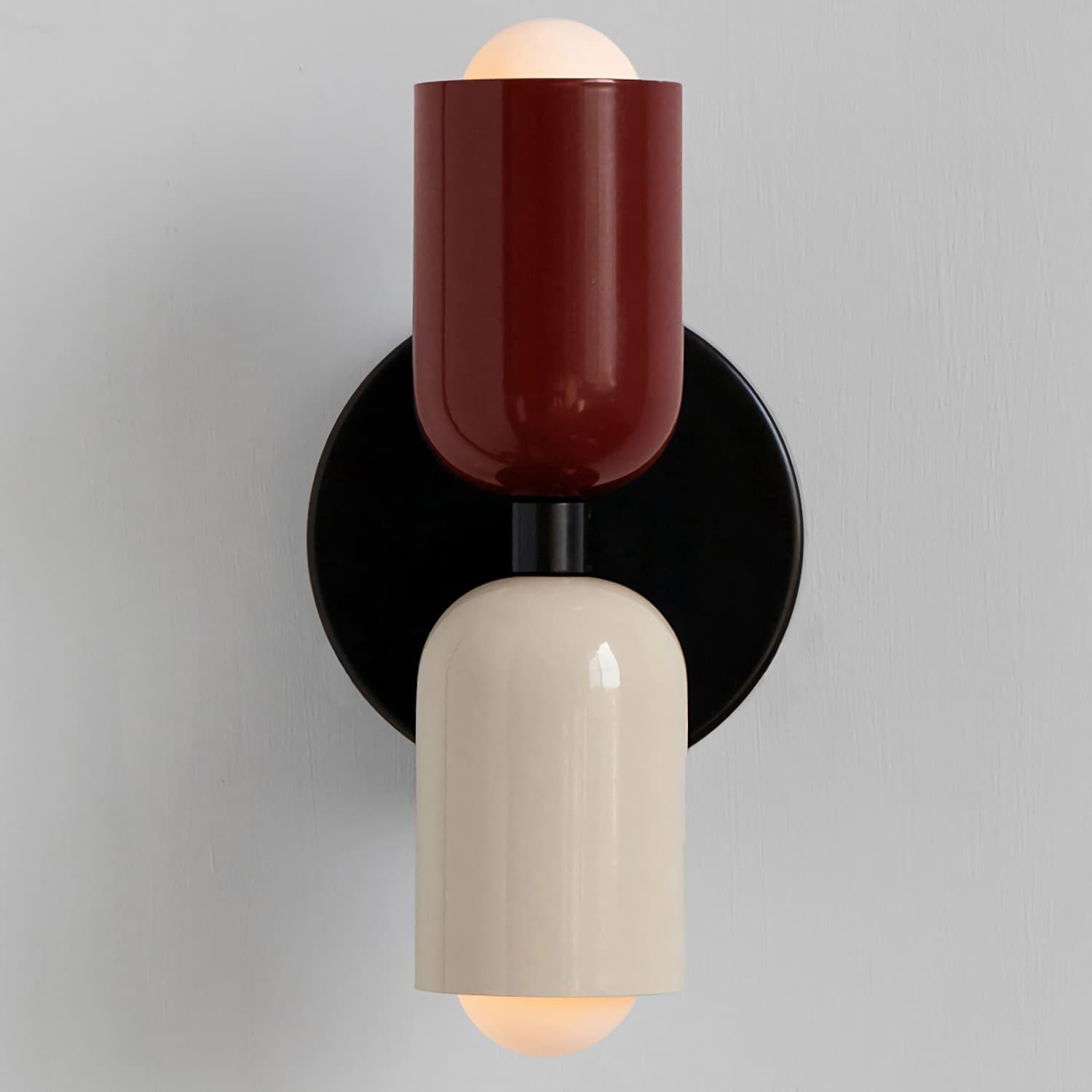 Couleur Double-Head Wall Lamp – Art Deco Dual Arm Wall Sconce