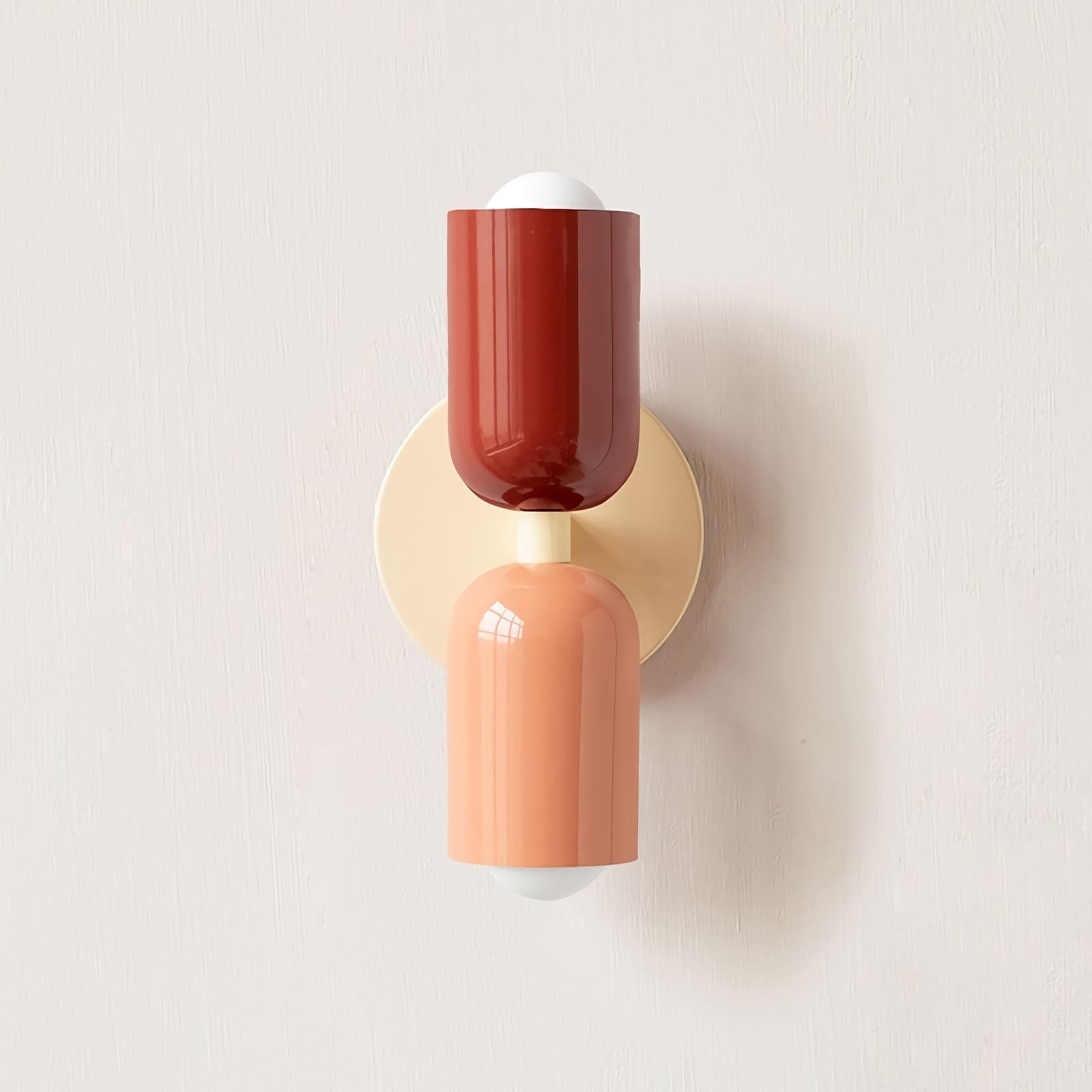 Couleur Double-Head Wall Lamp – Art Deco Dual Arm Wall Sconce