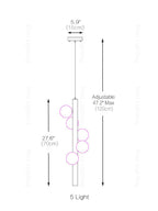 Creative Glass Blobe Pendant Light