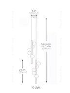 Creative Glass Blobe Pendant Light