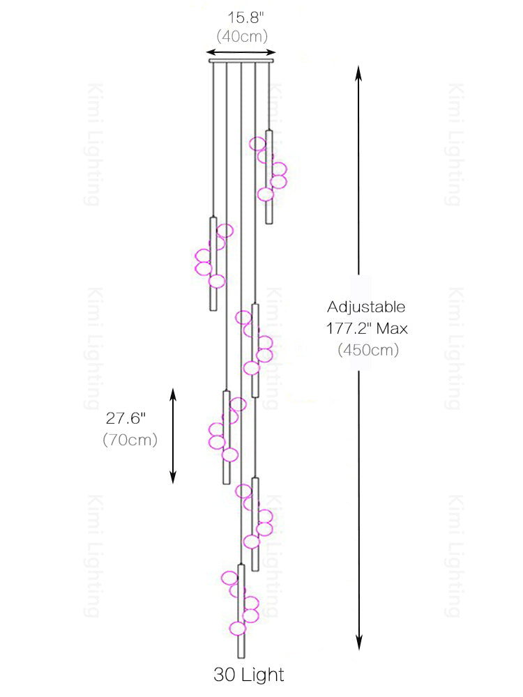 Creative Glass Blobe Pendant Light