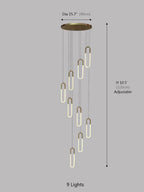 Creative U Tube Chandelier