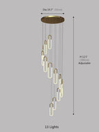 Creative U Tube Chandelier