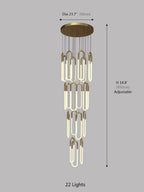 Creative U Tube Chandelier