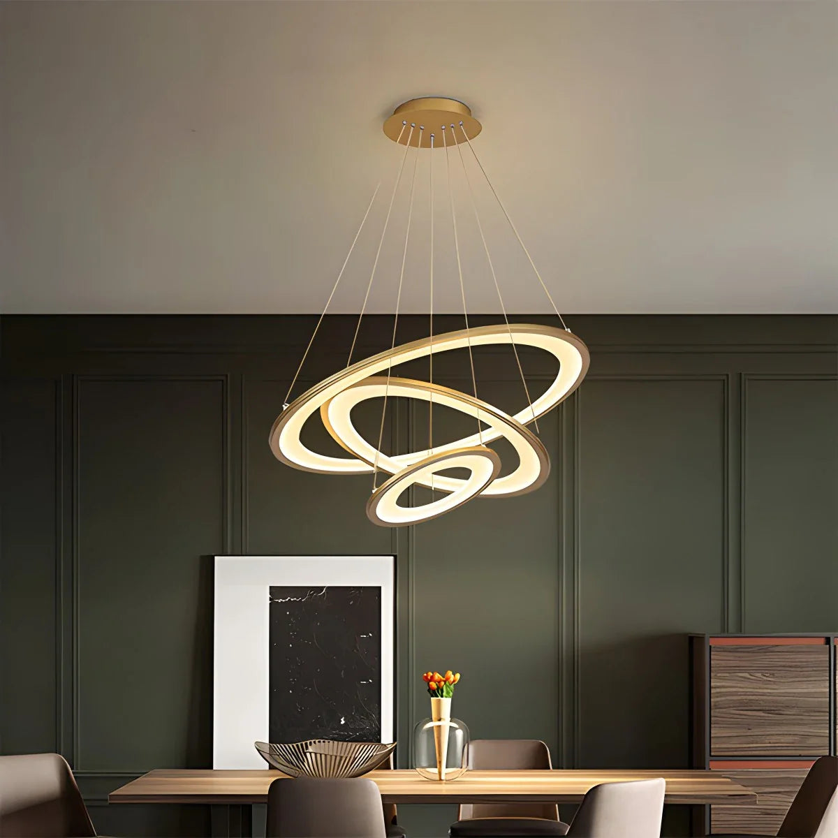 Creative Minimalist Ring Chandelier