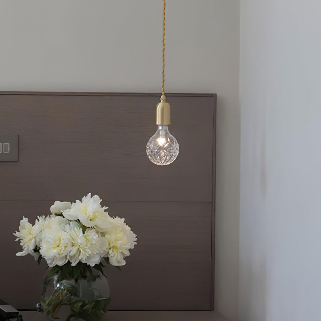 Crystal Bulb Pendant Light