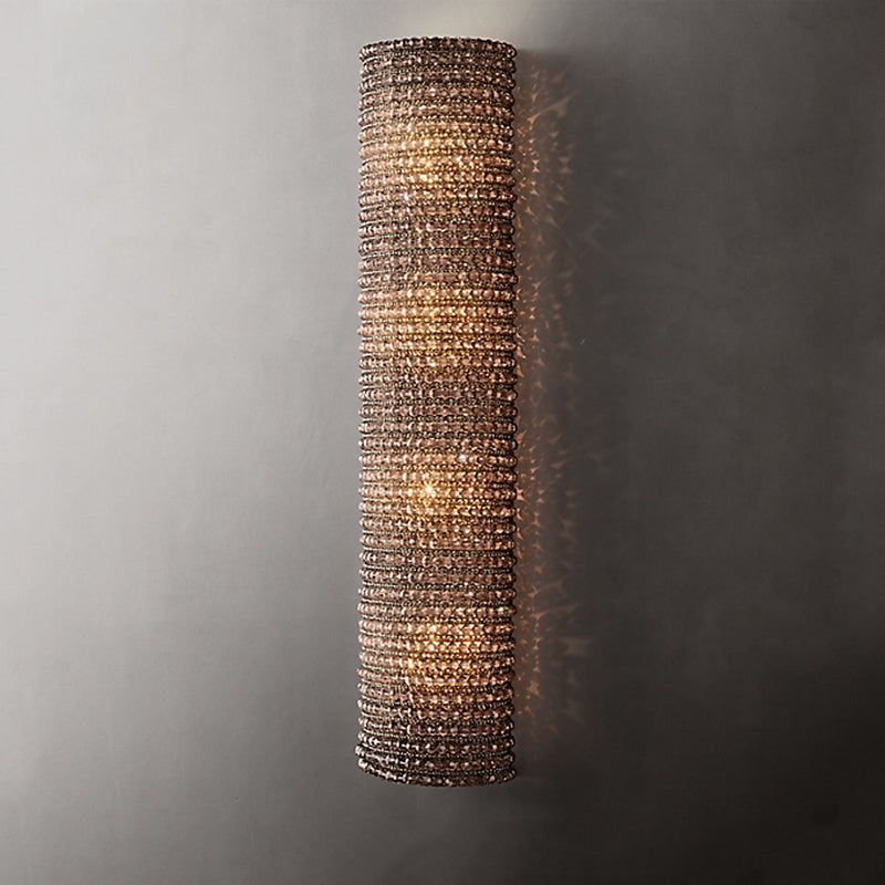 Crystal Halo Clear Wall Sconce