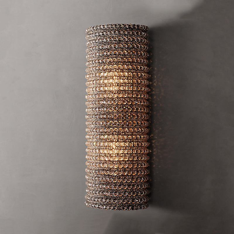 Crystal Halo Clear Wall Sconce