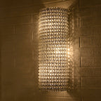 Crystal Halo Clear Wall Sconce
