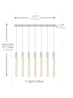 Crystal Linear Pendant Light