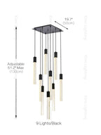 Crystal Linear Pendant Light