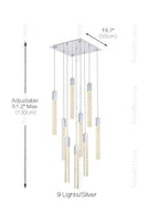Crystal Linear Pendant Light