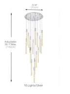 Crystal Linear Pendant Light