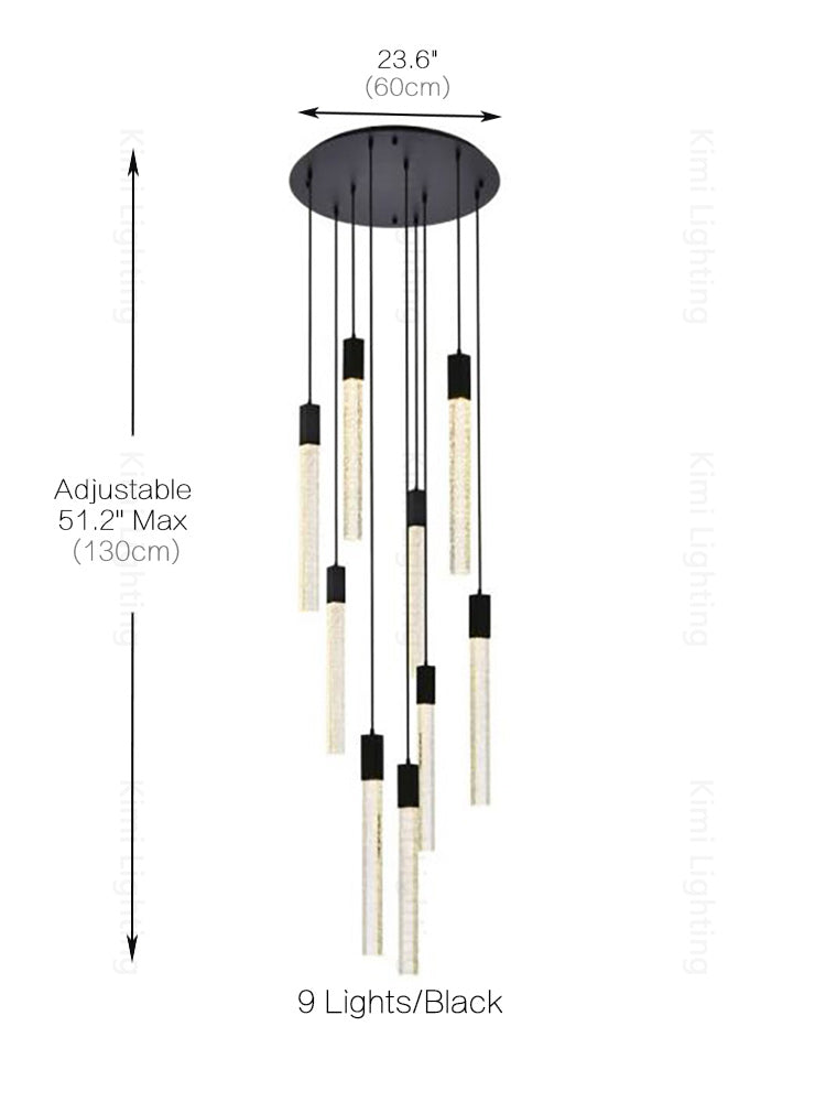 Crystal Linear Pendant Light