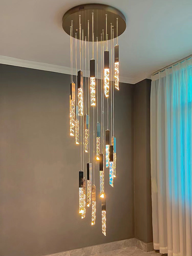 Crystal Prism Pendant Light