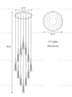 Crystal Raindrop Pendant Light