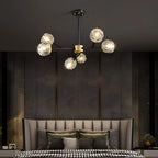 Crystal Ball Round Cluster Chandelier