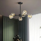 Crystal Ball Round Cluster Chandelier