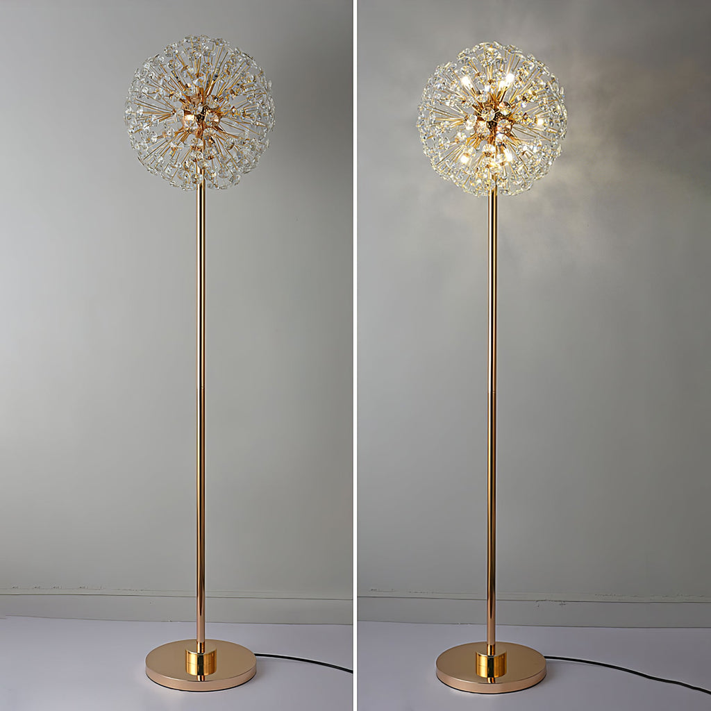 Crystal Dandelion Floor Lamp