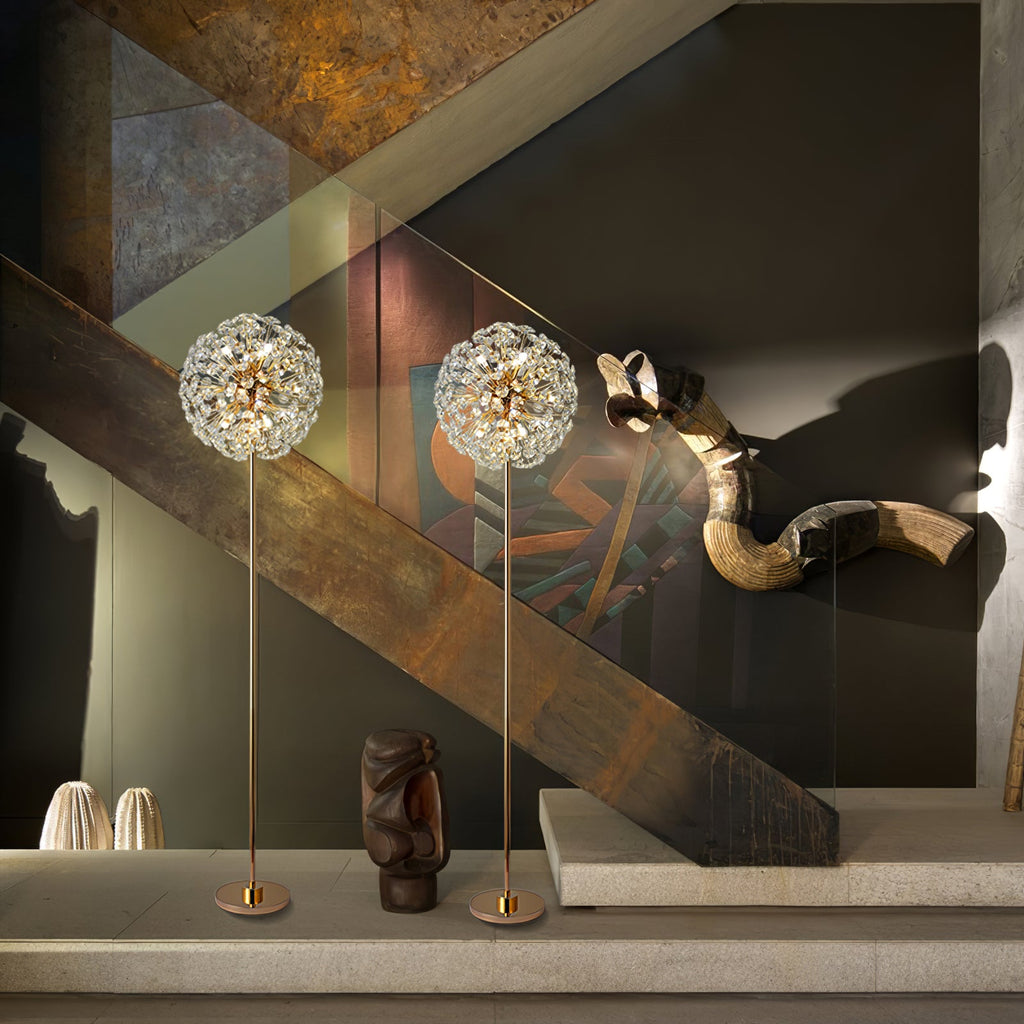 Crystal Dandelion Floor Lamp