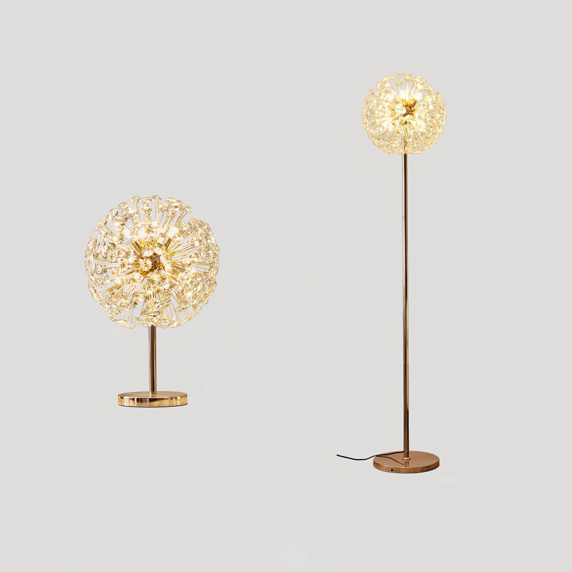 Crystal Dandelion Table Lamp