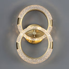 Crystal LED Round Wall Light