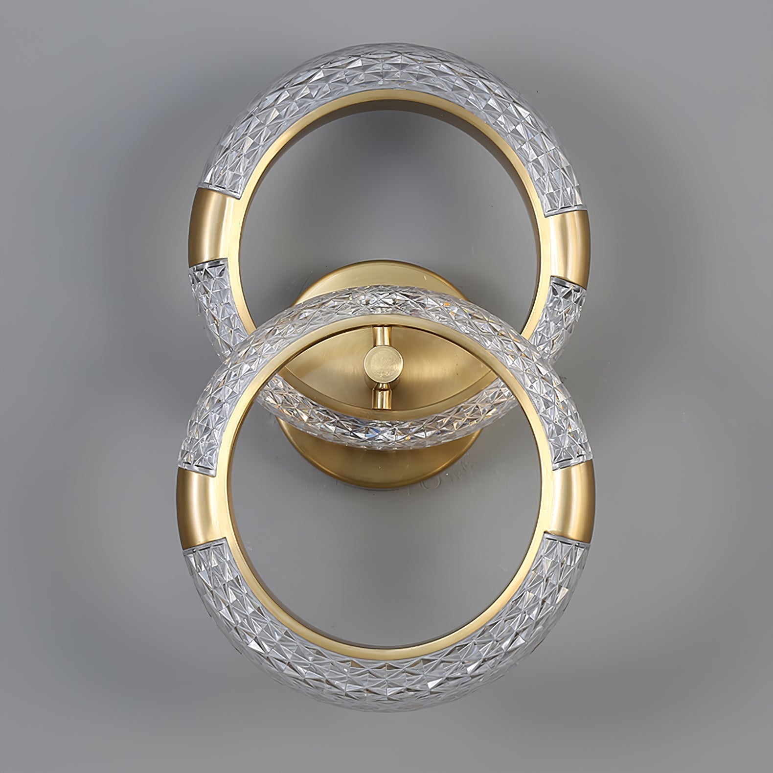 Crystal LED Round Wall Light