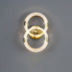 Crystal LED Round Wall Light